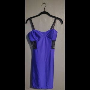 NW K Too Puprle and Black Party Dress